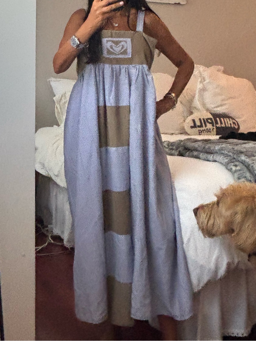 Vintage Hippy/Grateful Dead Patchwork Dress. L/XL - Picture 2 of 6